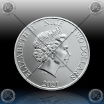 1oz NIUE $2 Dollars 2021 STAR WARS™ (Millennium Falcon™) UNC
